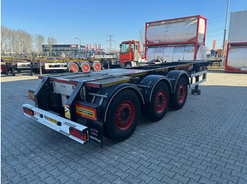 Konteineris-vežimus/ Sukeisti kūną puspriekabė Burg 20FT / 20FT SWAP ADR (EX/II, EX/III, FL, AT), Leergewicht : 3.690kg, SAF INTRADISC, 2x Liftachse, NL-Chassis: foto 3