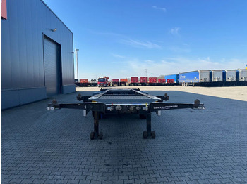 Konteineris-vežimus/ Sukeisti kūną puspriekabė Burg 20FT / 20FT SWAP ADR (EX/II, EX/III, FL, AT), Leergewicht : 3.690kg, SAF INTRADISC, 2x Liftachse, NL-Chassis: foto 5