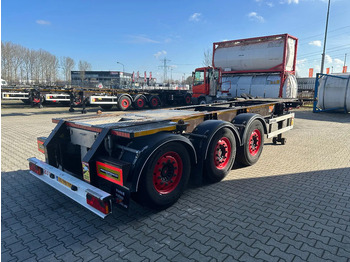 Konteineris-vežimus/ Sukeisti kūną puspriekabė Burg 20FT ADR (EX/II, EX/III, FL, AT), Leergewicht : 3.690kg, SAF INTRADISC, 2x Liftachse, NL-Chassis: foto 4