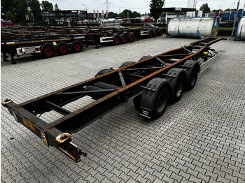 Konteineris-vežimus/ Sukeisti kūną puspriekabė Schmitz Cargobull 45FT HC, Leergewicht: 4.240kg, BPW+Trommel, NL-Chassis: foto 5
