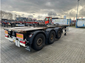 Konteineris-vežimus/ Sukeisti kūną puspriekabė TURBO'S HOET 20FT/30FT, ADR (FL, AT, OX), empty weight: 3.720kg, liftaxle, SAF disc: foto 3