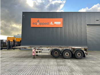 Konteineris-vežimus/ Sukeisti kūną puspriekabė TURBO'S HOET 20FT/30FT, ADR (FL, AT, OX), empty weight: 3.720kg, liftaxle, SAF disc: foto 2