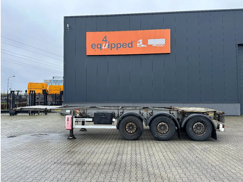 Konteineris-vežimus/ Sukeisti kūną puspriekabė TURBO'S HOET 20FT/30FT, ADR (FL, AT), empty weight: 3.720kg, liftaxle, SAF disc: foto 2