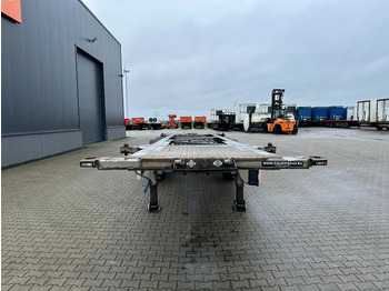 Konteineris-vežimus/ Sukeisti kūną puspriekabė TURBO'S HOET 20FT/30FT, ADR (FL, AT), empty weight: 3.720kg, liftaxle, SAF disc: foto 5