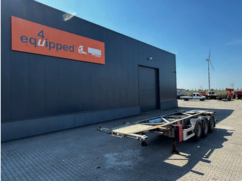 Konteineris-vežimus/ Sukeisti kūną puspriekabė VAN HOOL 20'/30'