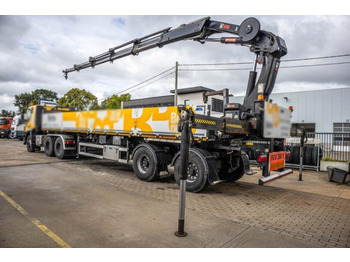 Platforminis/ Bortinis sunkvežimis, Sunkvežimis su kranu Iveco TRAKKER 450-6X4-BIG AXLES: foto 4