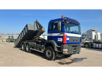 Hook-lift sunkvežimis MAN TGA 26.460 (WITH CONTAINER / BELGIAN TRUCK / PERFECT / 6X4 / MANUAL GEARBOX / BOITE MANUELLE): foto 3
