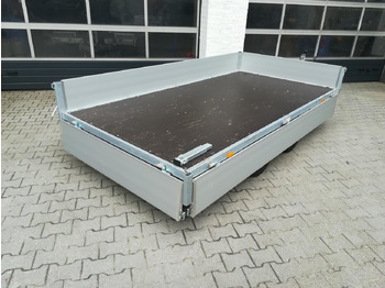 Platforminė/ Bortinė priekaba Hochlader 310x160x30cm Lfh: 56cm 10" niedrig Fahrwerk (M) 2700kg: foto 5