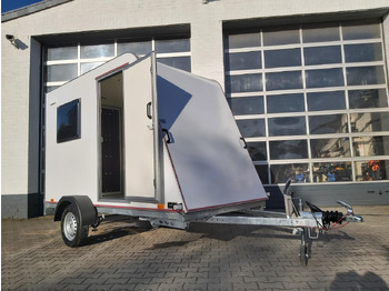Prikabinamas namelis Kargo Camp TFS S Midi+ 320x150x180cm aero Seitentür Rampe Fenster+ 230V 12V 750kg Bremse 100km/H: foto 2