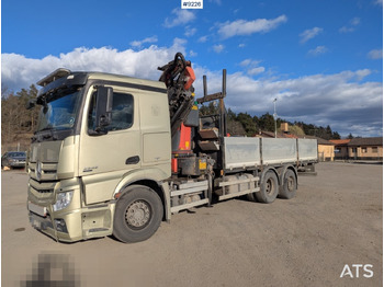 Platforminis/ Bortinis sunkvežimis MERCEDES-BENZ Actros 2542