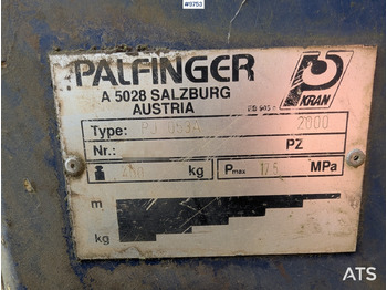 Kranas-manipuliatorius Palfinger Jib with 2 hydraulic extensions: foto 5