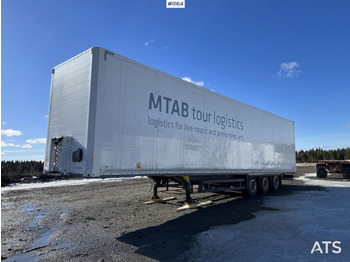 Furgonas puspriekabė SCHMITZ MEGA