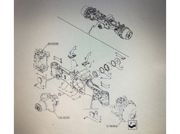 Priekinė ašis CASE