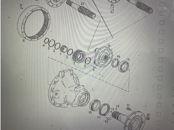 Šoninė pavara - Žemės ūkio technika Case CS 100-130 zwolnica [CZĘŚCI]: foto 4