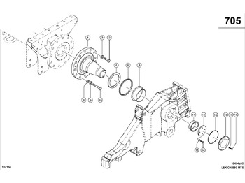 Vikšrinės važiuoklės dalys CLAAS