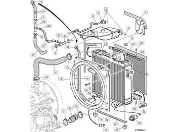Radiatorius JOHN DEERE