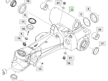 Priekinė ašis JOHN DEERE