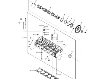 Variklis ir dalys JOHN DEERE