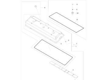 Variklis ir dalys JOHN DEERE