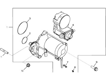 Starteris JOHN DEERE