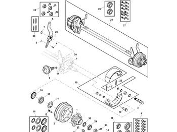 Stabdžių dalys JOHN DEERE
