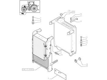 Radiatorius NEW HOLLAND