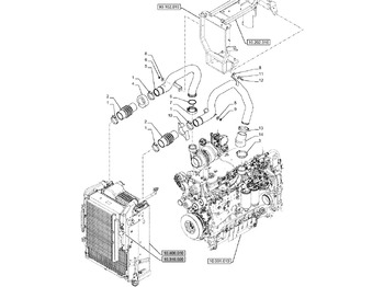 Variklis ir dalys NEW HOLLAND
