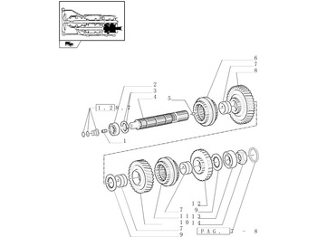 Pavarų dėžė ir dalys NEW HOLLAND