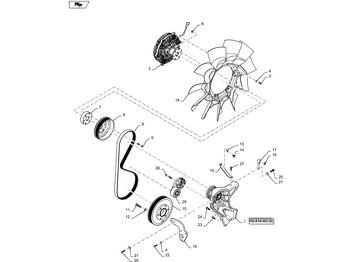 Ventiliatorius NEW HOLLAND