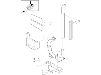 Variklis ir dalys NEW HOLLAND