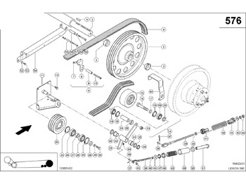 Atsarginės dalys CLAAS