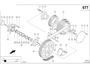 Atsarginės dalys CLAAS