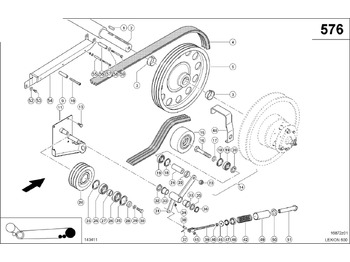 Atsarginės dalys CLAAS
