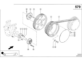 Atsarginės dalys CLAAS