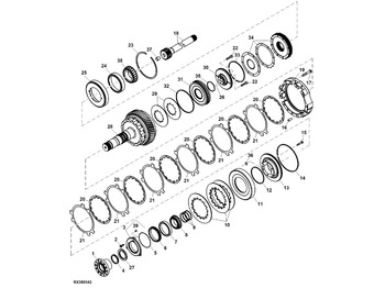 Atsarginės dalys JOHN DEERE