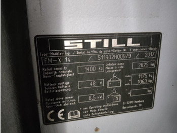 Krautuvas su šakėmis STILL FM-X14: foto 2