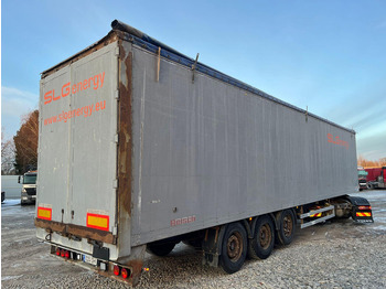 Su slankiojanciomis grindimis puspriekabė Reisch RSBS-35/24LK BOX L=13525 mm: foto 5