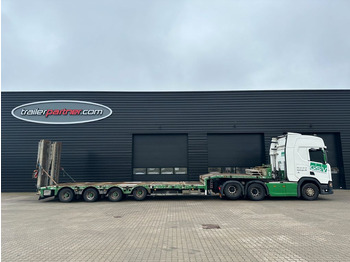 Žemo profilio platforma puspriekabė AMT