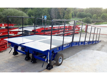 Nauja Krovos rampa **RENTAL** Large Mobile dock ramp, uncouplable AZ RAMP - KING VERSION, BIG FOOT  LLO 20 T: foto 2