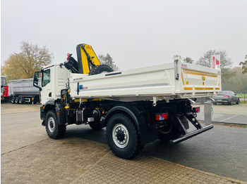 Sunkvežimis su kranu MAN TGM 18.320 4x4 BB Kipper Kran 131 Single Winter: foto 4