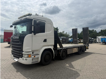 Evakuatorius Scania G450 Baumaschinentransporter mit Rampen: foto 2