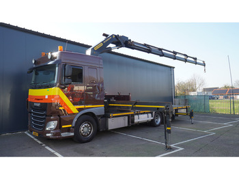 Sunkvežimis su kranu DAF XF 460 6X2 FLATBED TRUCK WITH PALFINGER PK 50002 CRANE: foto 2