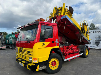 Asenizatorius Volvo FL 10.320 4x2, Tipper 12m3 Sludge & Flushing Truck, with remote control, YM: 1990: foto 3