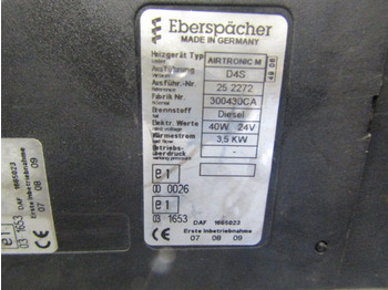 Kabina ir interjeras - Sunkvežimis DAF XF 105 CAB NIGHT HEATER TYPE ‘EBERSPACHER AIRTRONIC M D45’: foto 2