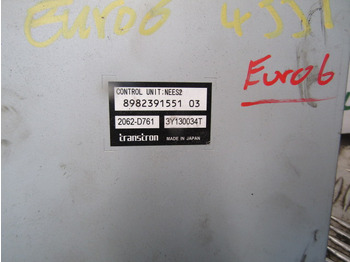 Valdymo blokas - Sunkvežimis ISUZU N75 EURO 6 TRANSMISSION CONTROL UNIT P/NO 8982391551 03: foto 2