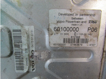 Valdymo blokas - Sunkvežimis VOLVO D7E ENGINE ECU P/NO 60100000 P06 VOLVO P/NO 499553: foto 2