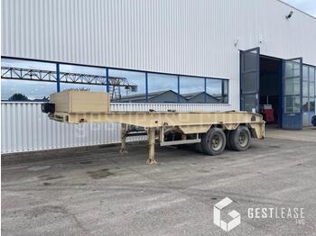 Konteineris-vežimus/ Sukeisti kūną puspriekabė