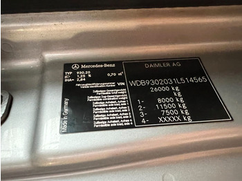 Hook-lift sunkvežimis Mercedes-Benz 2541 6X2 VDL Abroller mit Hydr. Verriegelung: foto 3