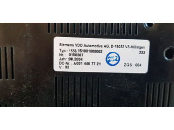 Prietaisų skydas MERCEDES-BENZ Atego