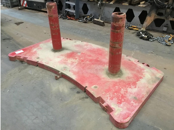 Atsvara - Statybinė technika Grove GMK 5100 counterweight 3,0 ton: foto 3
